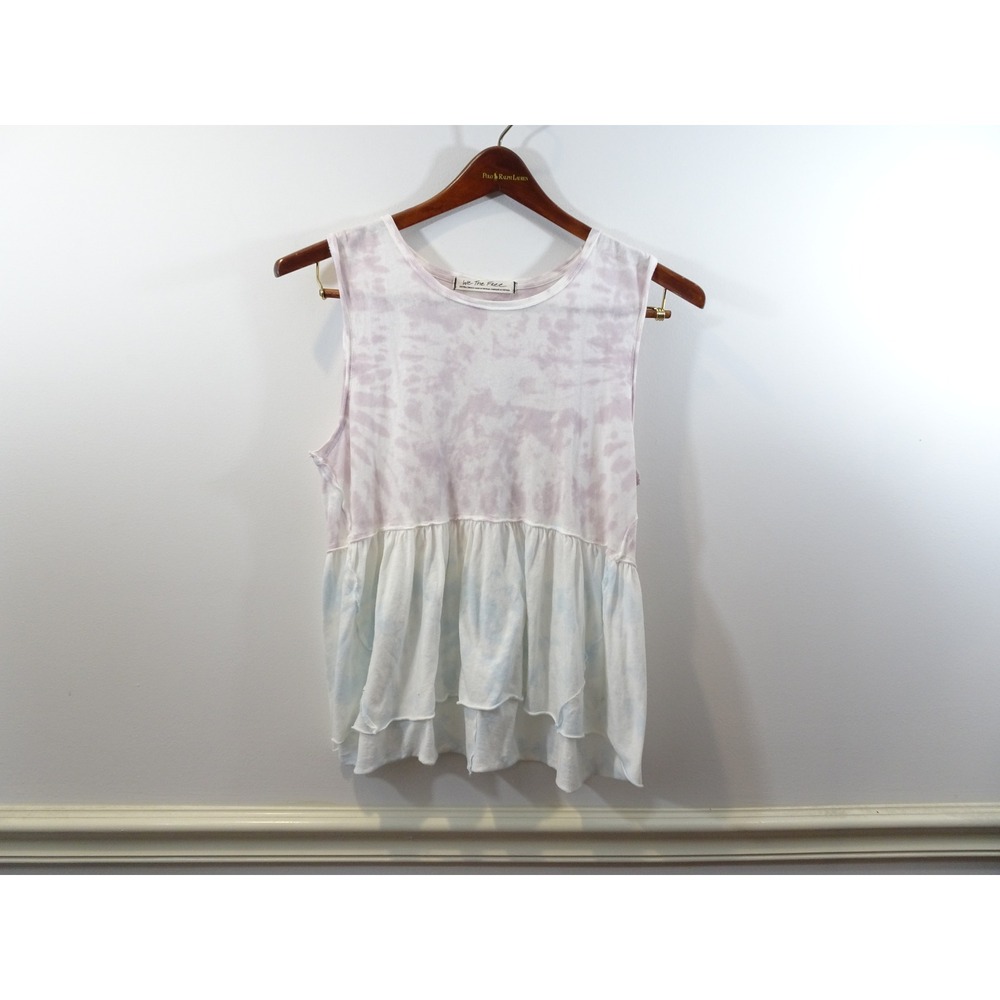 Free People We The Free Barely There Combo Tie Dye Babydoll Tank Top XS Flowy